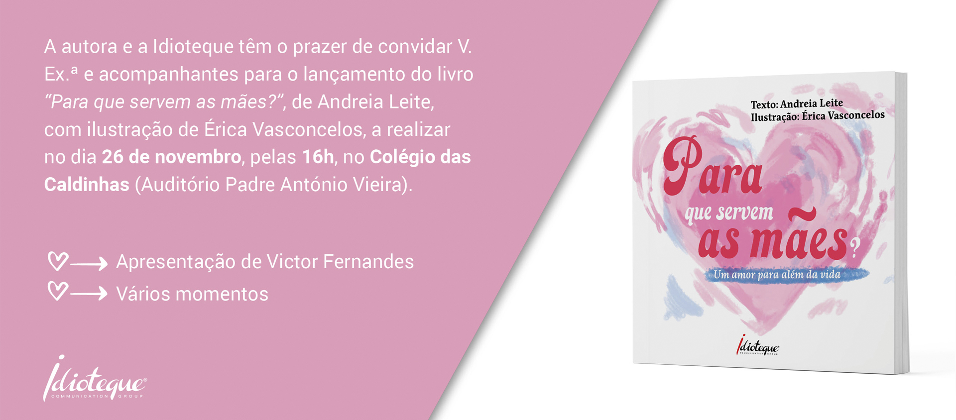83 - Lançamento do livro Para que servem as mães